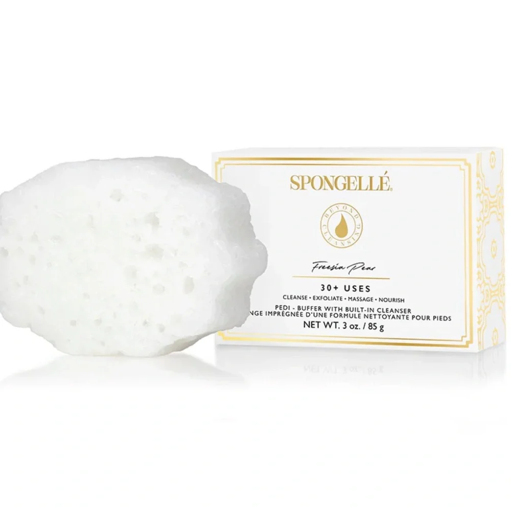 Spongelle Freesia Pear Cleansing Pedi Buffer